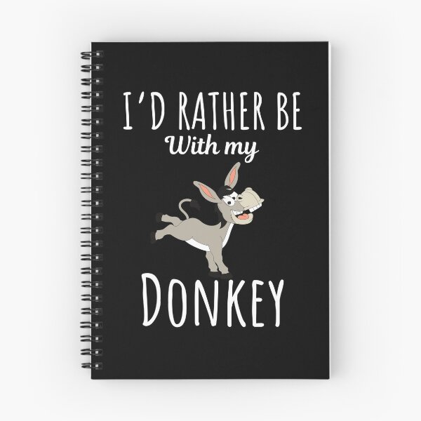 Item preview, I'd rather be with my donkey, funny donkey lovers and owners saying designed and sold by NBSStore.