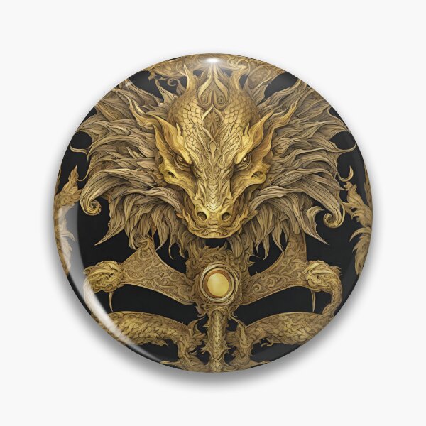 Item preview, The Golden Dragon designed and sold by letsgetinspired.