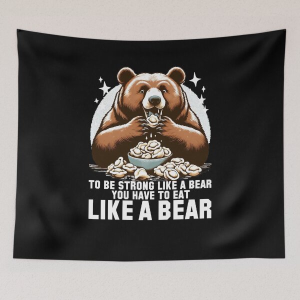 Item preview, Pelmeni bear strong gift designed and sold by Pineapple-Tree.