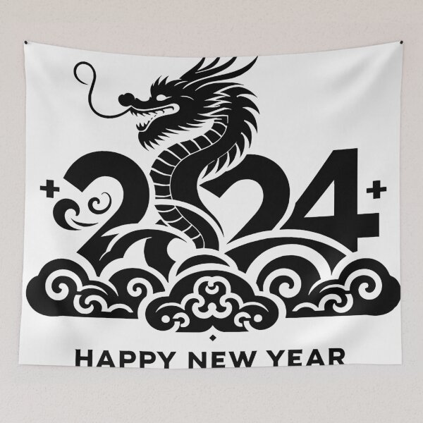 Item preview, Happy Lunar New Year Dragon 2024  designed and sold by Melissify.