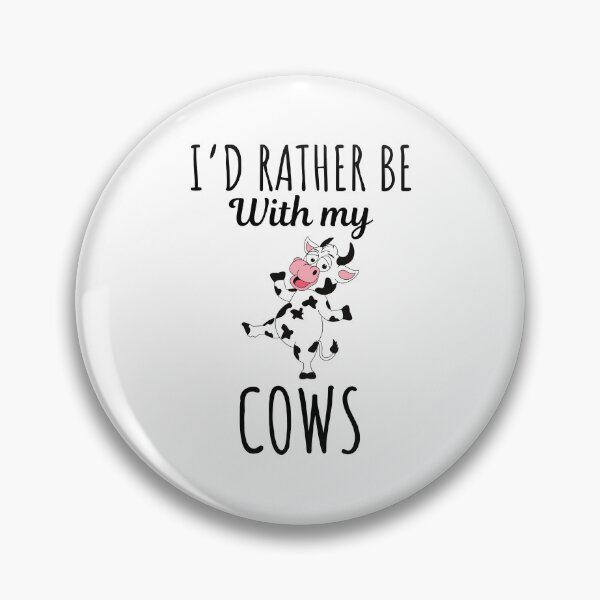 Item preview, I'd rather be with my cows, funny cow lovers and owners saying designed and sold by NBSStore.