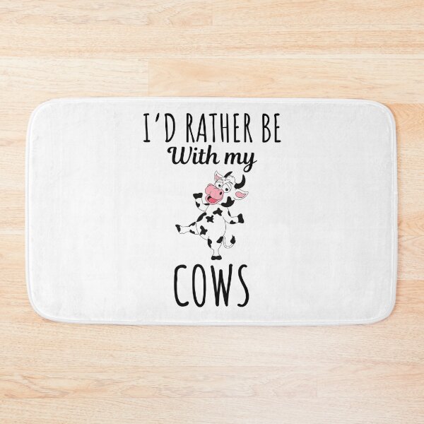 Item preview, I'd rather be with my cows, funny cow lovers and owners saying designed and sold by NBSStore.