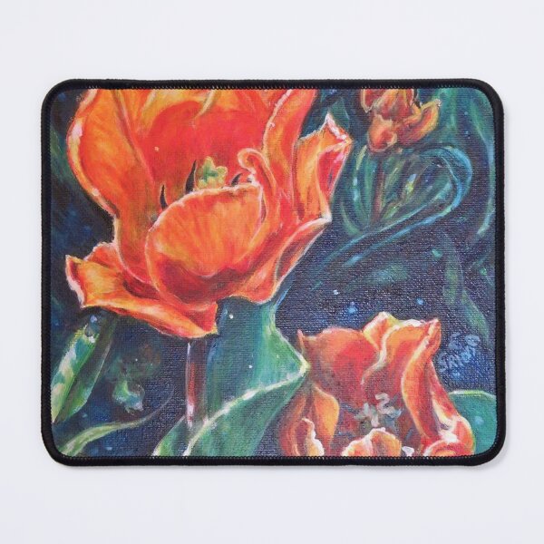 Item preview, Orange Tulips - love connection happiness understanding designed and sold by LittleLiz.