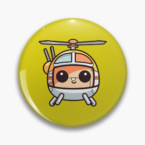 Item preview, Sky Soar: Cute Kawaii Helicopter Adventure designed and sold by DigitalGraphic1.