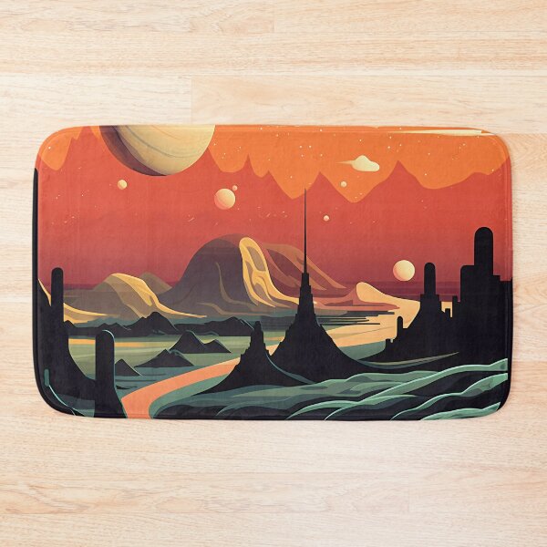 Item preview, Mystical Dusk: Sci-Fi Landscape Art. designed and sold by GiveMeMood.