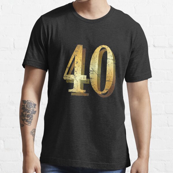 40 Years 40th Birthday Ancient Gold T Shirt For Sale By