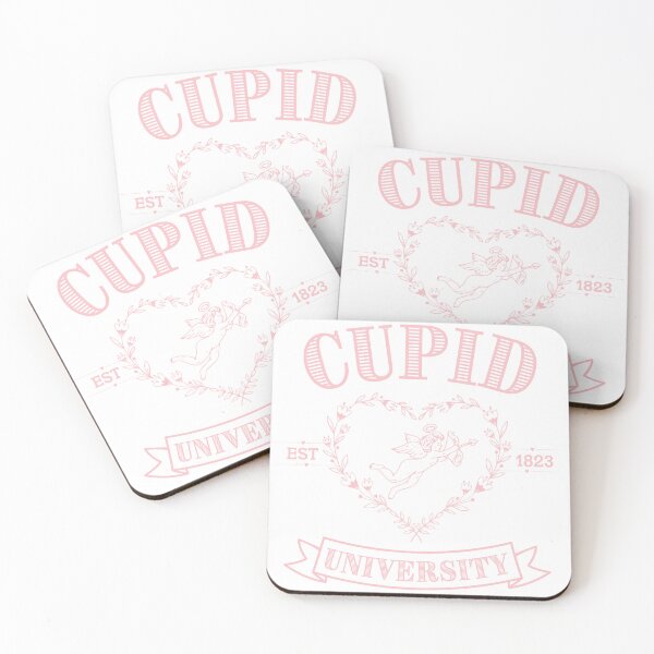 Item preview, Cupid University T-Shirt, Cute Valentine's Day Shirt, Cute College Sweatshirt Classic T-Shirt, Pink designed and sold by KnockingLouder.