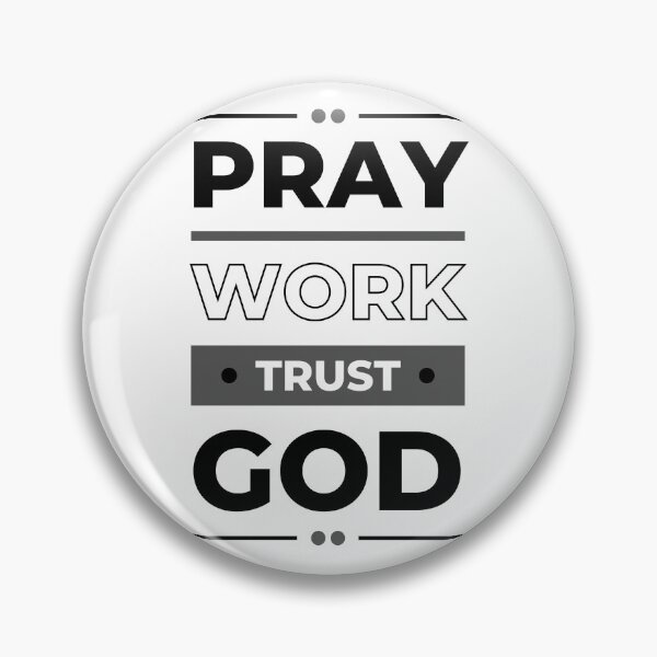 Item preview, Prayer, Work, Trust in God designed and sold by Crea-Designer.