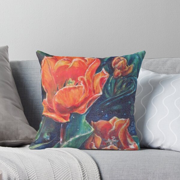 Item preview, Orange Tulips - love connection happiness understanding designed and sold by LittleLiz.