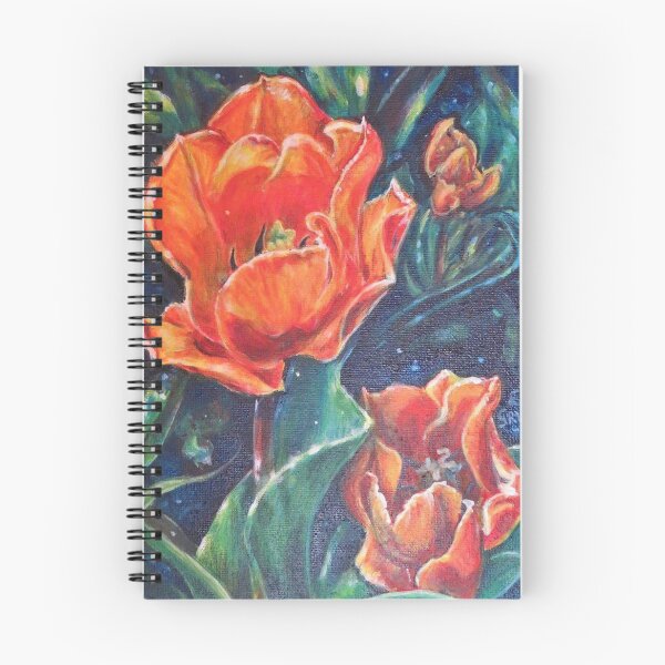 Item preview, Orange Tulips - love connection happiness understanding designed and sold by LittleLiz.