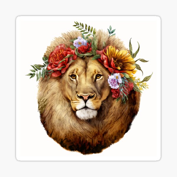 Yellow shops lion photo prop floral flower photo prop