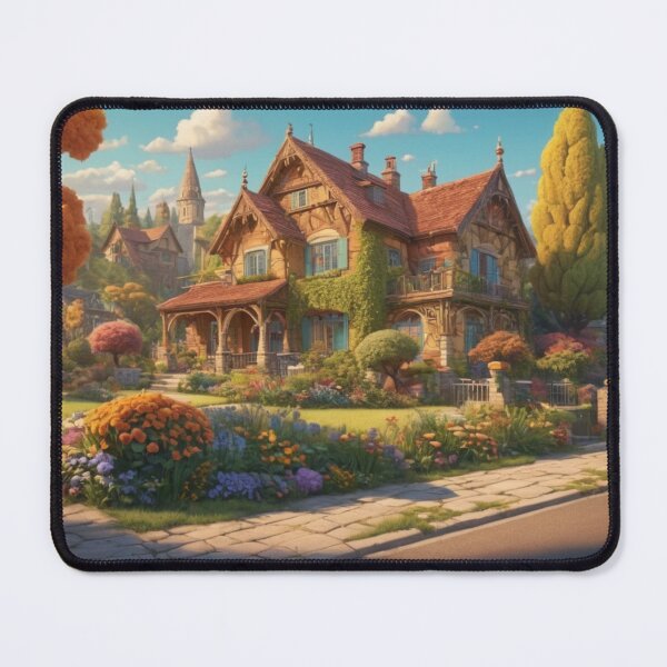 Item preview, Enchanted Countryside Manor: A Serene Landscape designed and sold by DotsAndDesigns.