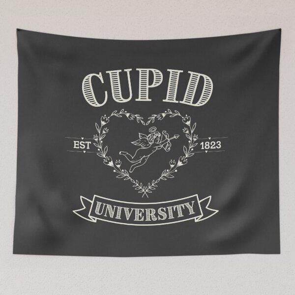 Item preview, Cupid University T-Shirt, Cute Valentine's Day Shirt, Cute College Sweatshirt Classic T-Shirt, Ivory designed and sold by KnockingLouder.