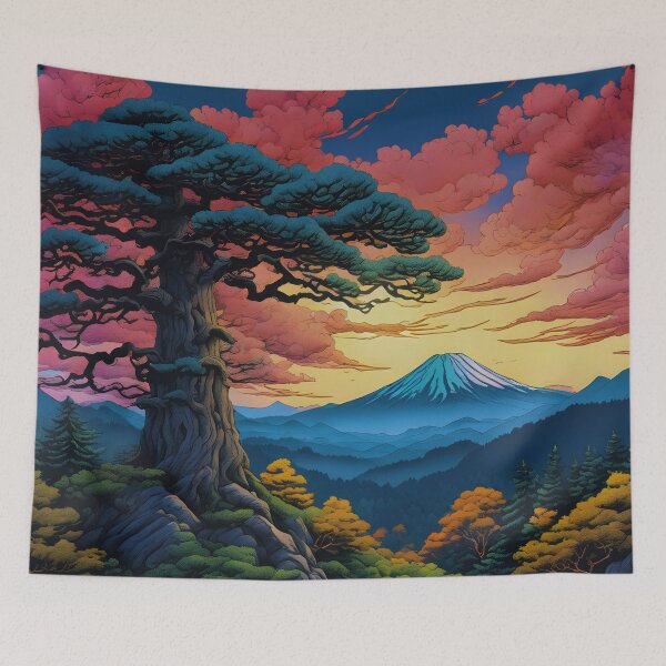 Item preview, Sunset at Jiyanna - Nature Landscape designed and sold by Kijiermono.