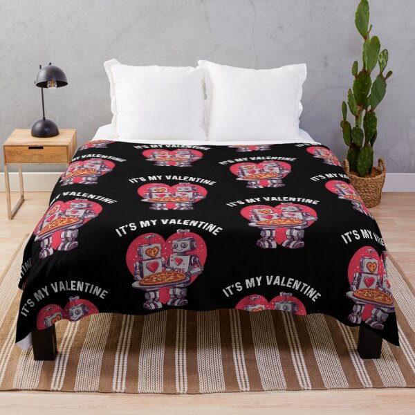 Item preview, Robot lovers love funny pizza designed and sold by Crea-mood.