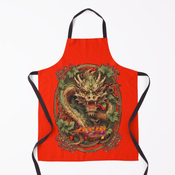 Item preview, Mystical Dragon Prints: Neon Elegance for the Year 2024 designed and sold by leyfinder.