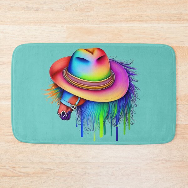 Item preview, Horse with colorful hair and hat designed and sold by Firas Aljazzar.