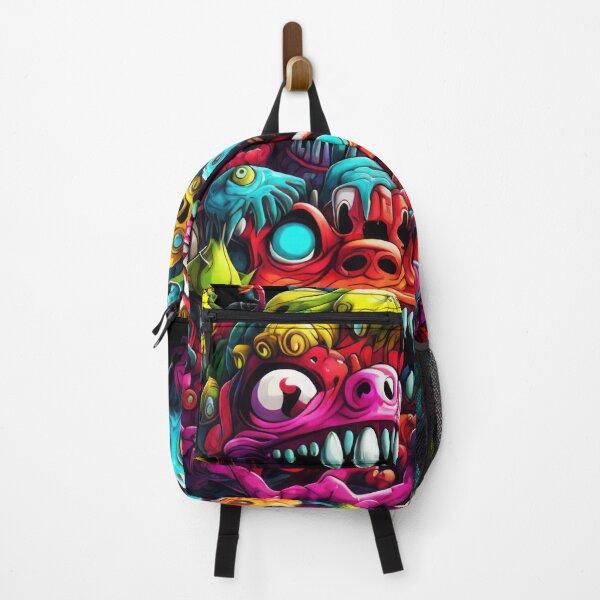 Artikelvorschau, Puppet Bad Trip, Creature Designs, Acid Smile, Psychedelic Fashion, Acid Puppet, Trippy Styles, Lustiges Monster entworfen und verkauft von psytrancedesign.