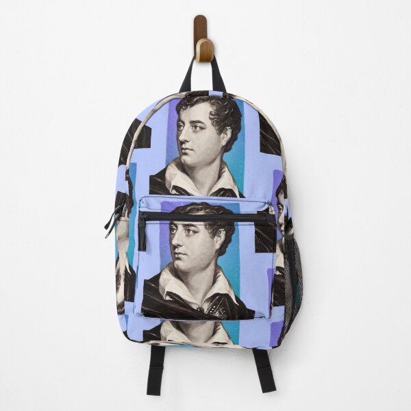 Item preview, English Poet Lord Byron - blue - illustration designed and sold by Litstoy.