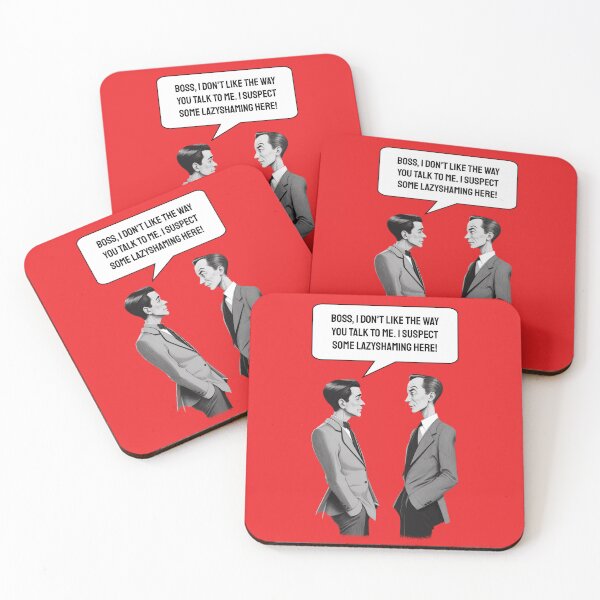 Item preview, Boss vs Employee comic speech bubble designed and sold by HarridanCreates.