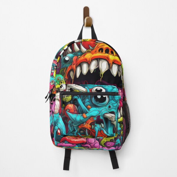 Artikelvorschau, Puppet Bad Trip, Creature Designs, Acid Smile, Psychedelic Fashion, Acid Puppet, Trippy Styles, Lustiges Monster entworfen und verkauft von psytrancedesign.