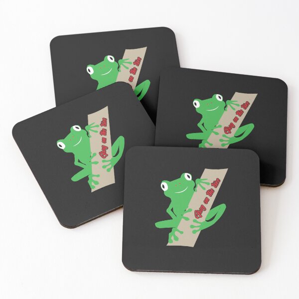 Item preview, Frog on the tree designed and sold by marfanna.
