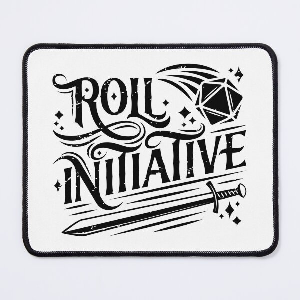 Item preview, Roll Initiative Fantasy Vintage Text designed and sold by wolfkin-design.