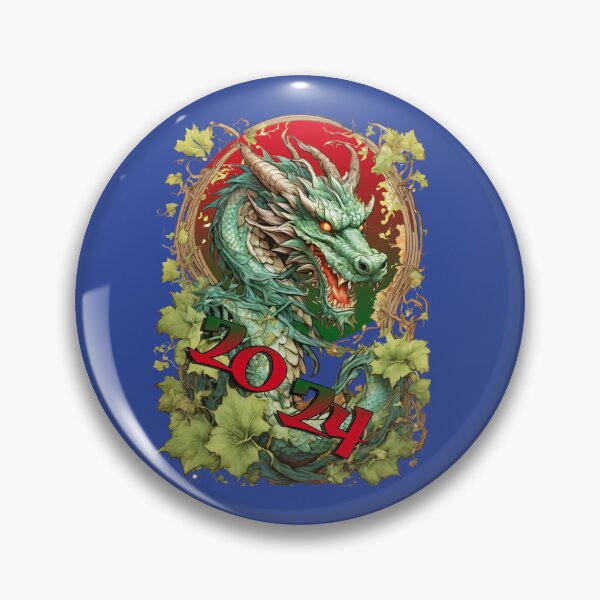 Item preview, Mystical Dragon Prints: Neon Elegance for the Year 2024 designed and sold by leyfinder.
