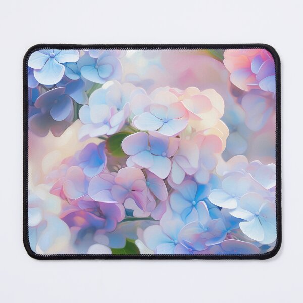 Item preview, Hydrangea Tile 06: Blue Skies and Pastel Puffs Dancing in Nature's Confetti Bowl designed and sold by TheBrainArt.