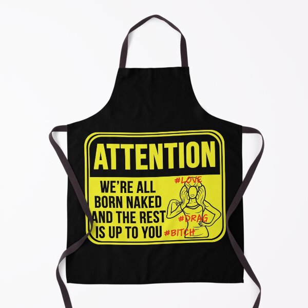 Item preview, We're All Born Naked designed and sold by MarkMySign.