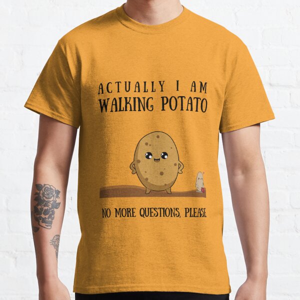 Potato - Respect The Potatoe - Vegetable Funny Sayings - Potato - T-Shirt