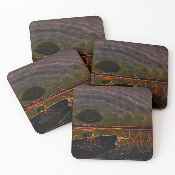 Item preview, Lakeside Serenity: Boat at Sunrise designed and sold by KrisStoneski.