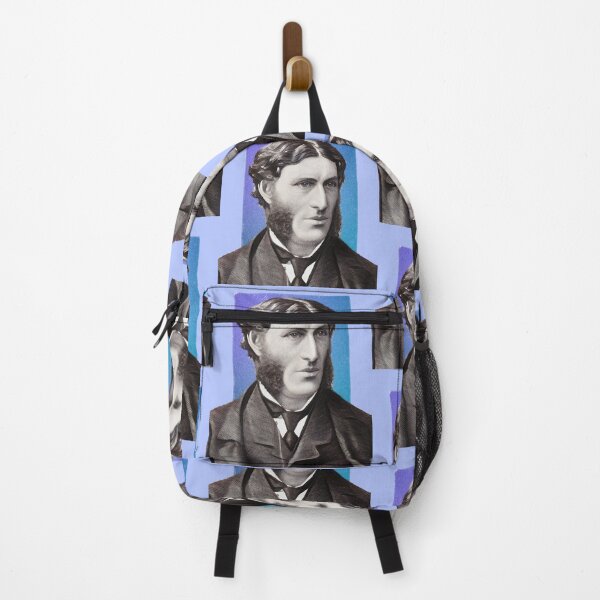 Item preview, English Poet Matthew Arnold - blue - illustration  designed and sold by Litstoy.