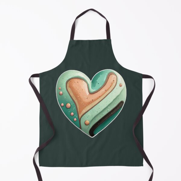 Item preview, Valentine Heart Cake Mint Peach Funny designed and sold by Lelijo.