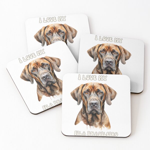 Item preview, I love my Fila Brasileiro dog designed and sold by M1234s.