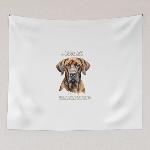 Item preview, I love my Fila Brasileiro dog designed and sold by M1234s.