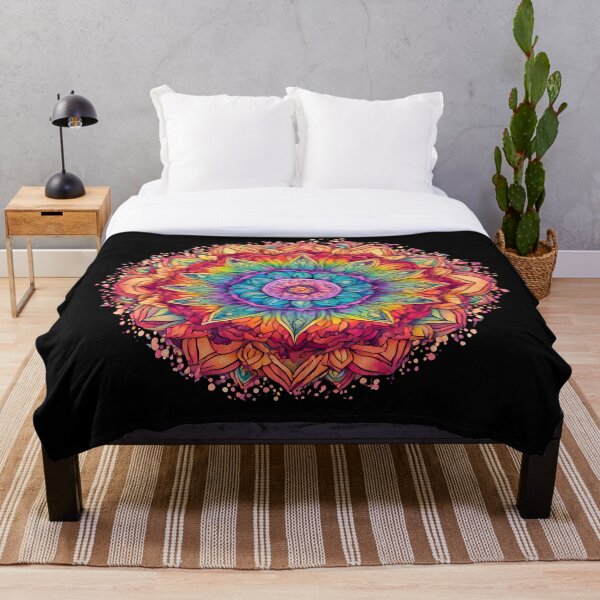 Item preview, Colorful pride flower mandala designed and sold by Joyce63.