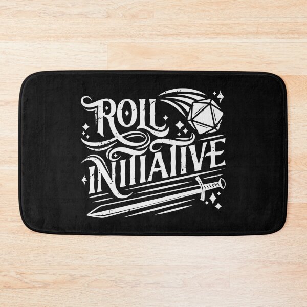 Item preview, Roll Initiative Fantasy Vintage Text Light designed and sold by wolfkin-design.