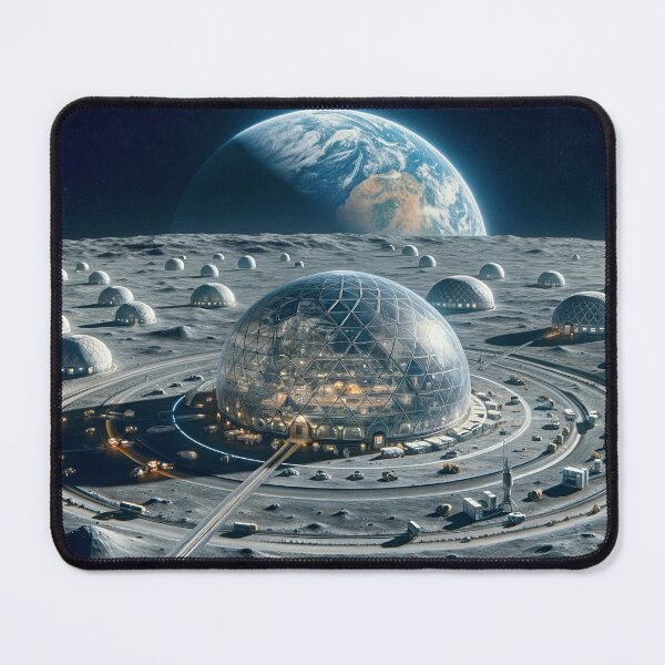 Item preview, Human Settlement on the Moon's Surface - Space Quest designed and sold by ARVA-Digital.