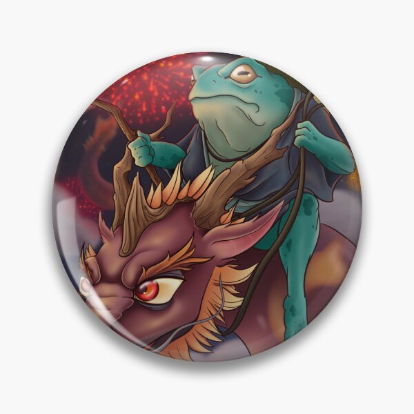 Item preview, Dragon with frog designed and sold by SeshbrowArt.