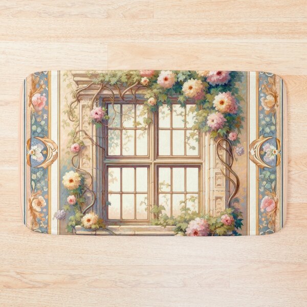 Item preview, Bouquet Balustrade : Vine Window designed and sold by TheCheckerwell.