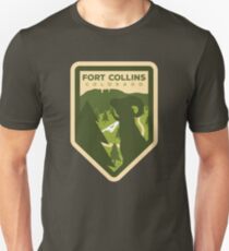 Fort Collins Badge Design Unisex T-Shirt