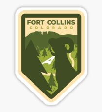 Fort Collins Badge Design Sticker