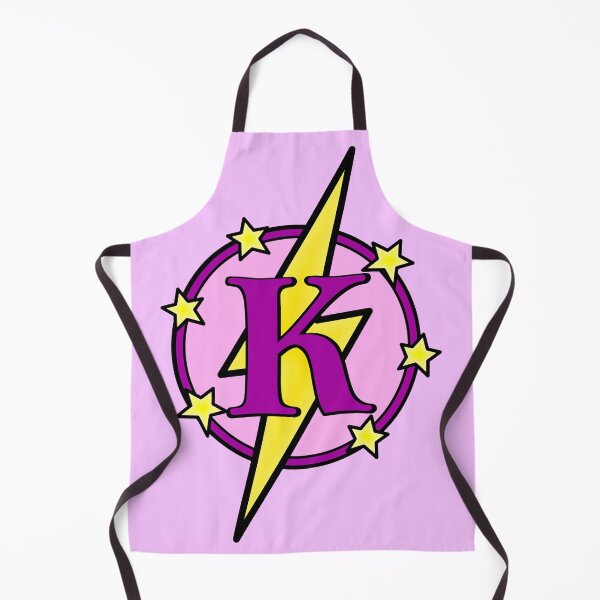 Item preview, Cute Superhero Girl Super Letter K - Pink and Purple designed and sold by AMagicalJourney.