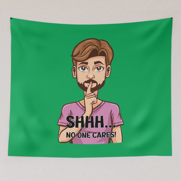 Item preview, Man with a silencing finger on his lips designed and sold by HarridanCreates.