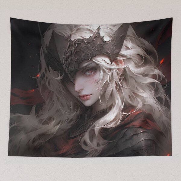 Item preview, Ethereal Fantasy Warrior Maiden Anime Girl designed and sold by bubblegoth.