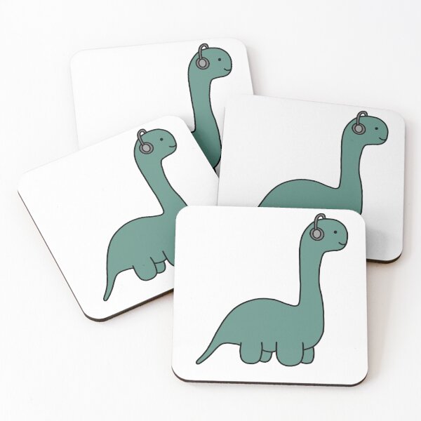 Item preview, Green Music Dinosaur designed and sold by alandoodles.