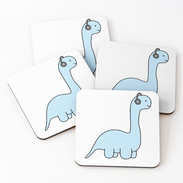 Item preview, Blue Music Dinosaur designed and sold by alandoodles.