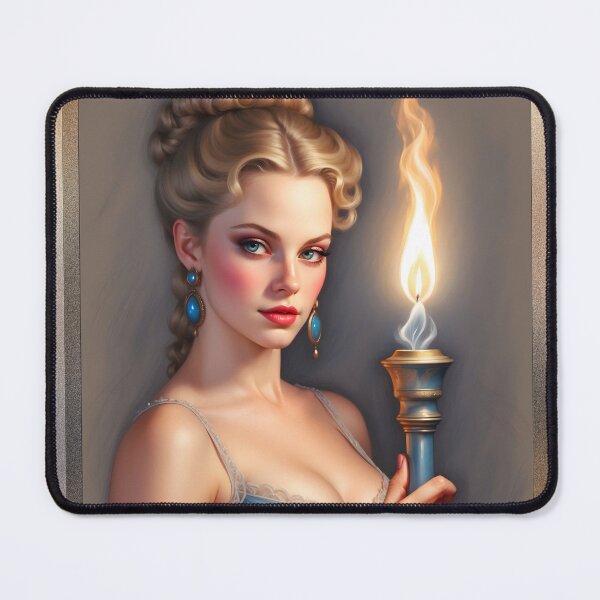 Item preview, I Found It Beautiful AI Concept Art Fantasy Portrait by Xzendor7 designed and sold by Xzendor7 Digital Art Creations.
