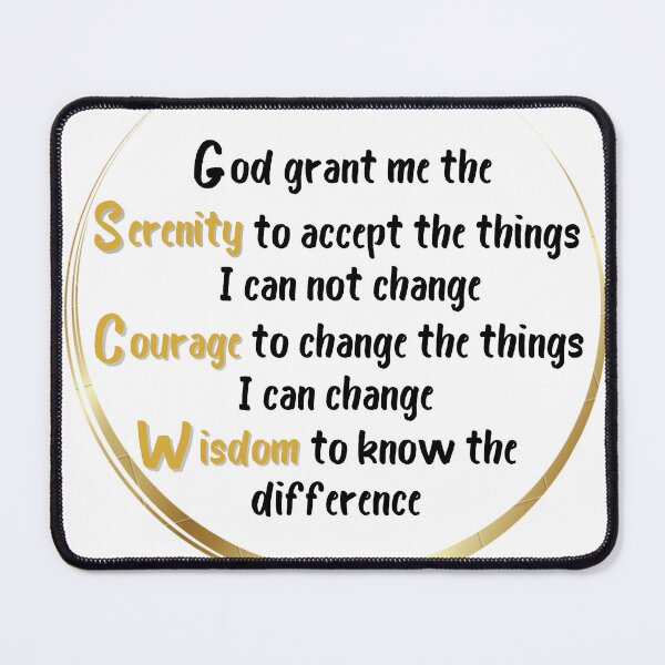 Item preview, Serenity Prayer Gold designed and sold by UnlockKnowledge.